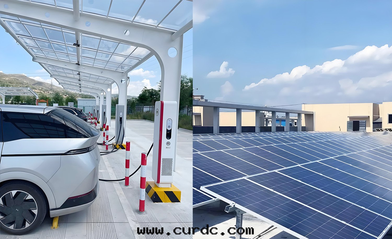 太陽能(néng)+汽車充電(diàn)樁